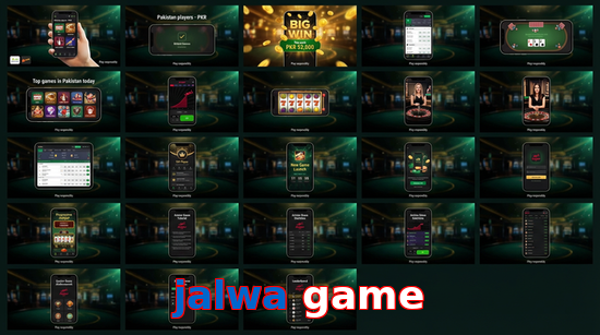 Main screen of Jalwa Game bet page for PK players
