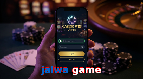Main screen of Jalwa Game login page for PK players
